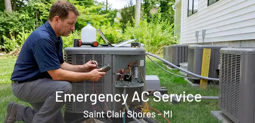 Emergency AC Service Saint Clair Shores - MI