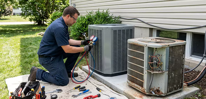 Seasonal AC Checkup in Saint Clair Shores